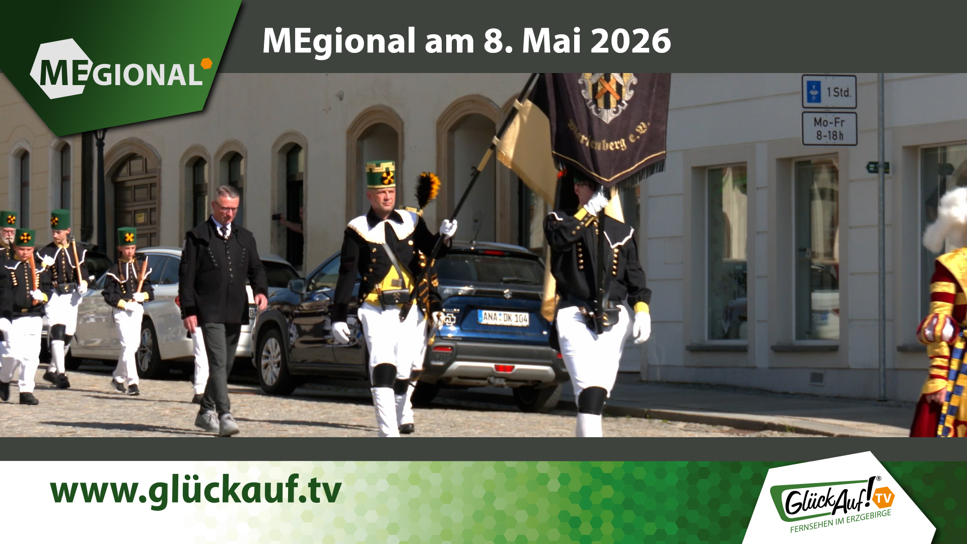 MEgional am 8. Mai mit dem Thema: 505. Stadtgeburtstag in Marienberg gefeiert