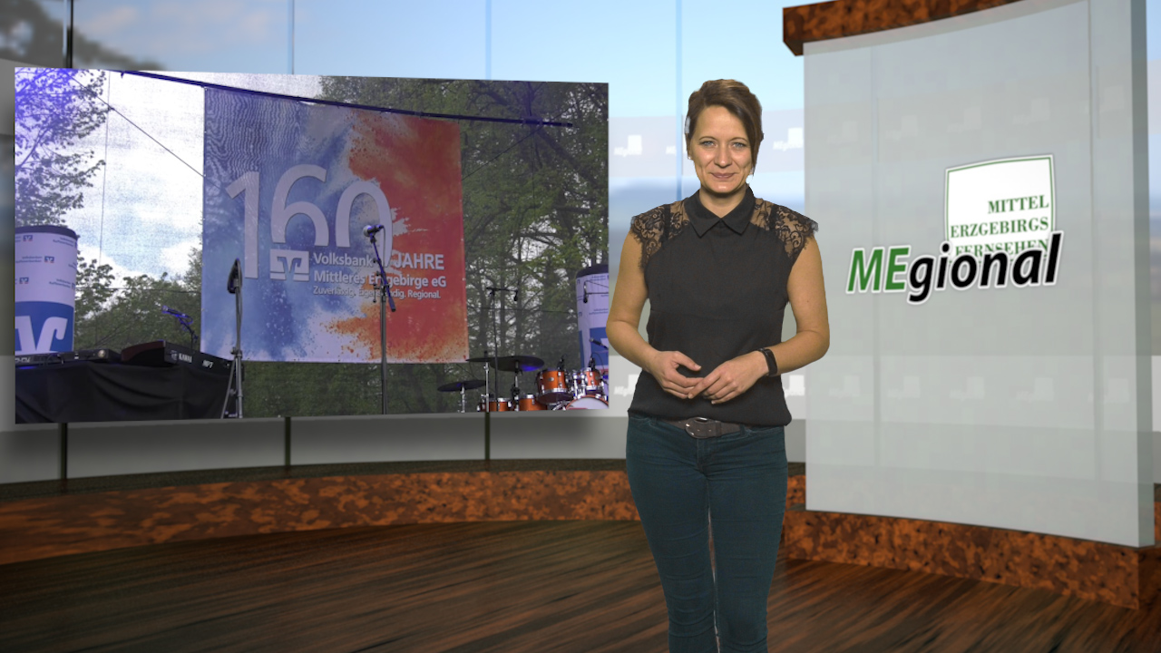 MEgional am 13. Mai 2019 mit den Feierlichkeiten zu 160 Jahre Volksbank Mittleres Erzgebirge MEgional am 13. Mai 2019 mit den Feierlichkeiten zu 160 Jahre Volksbank Mittleres Erzgebirge
