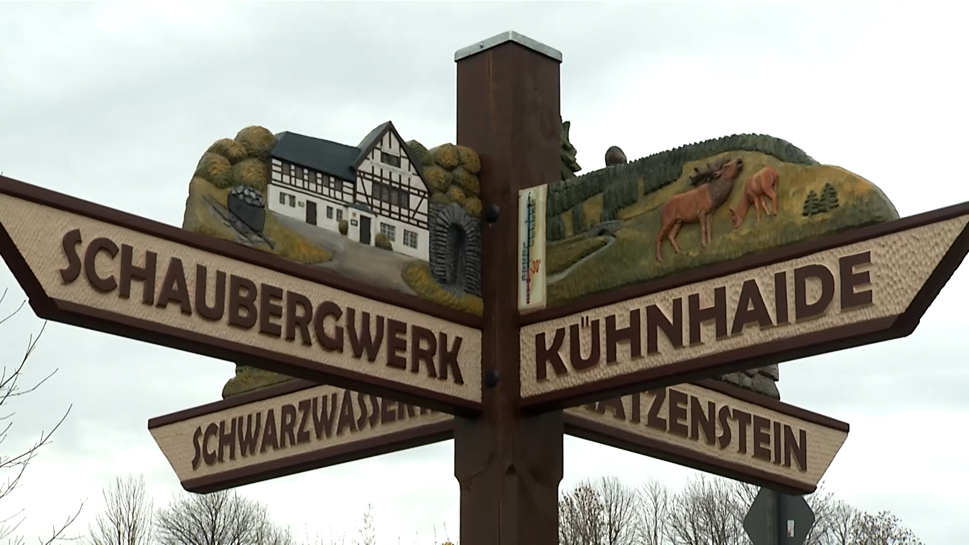 MEgional am 16. November 2021 mit neuen Wegweisern für Pobershau