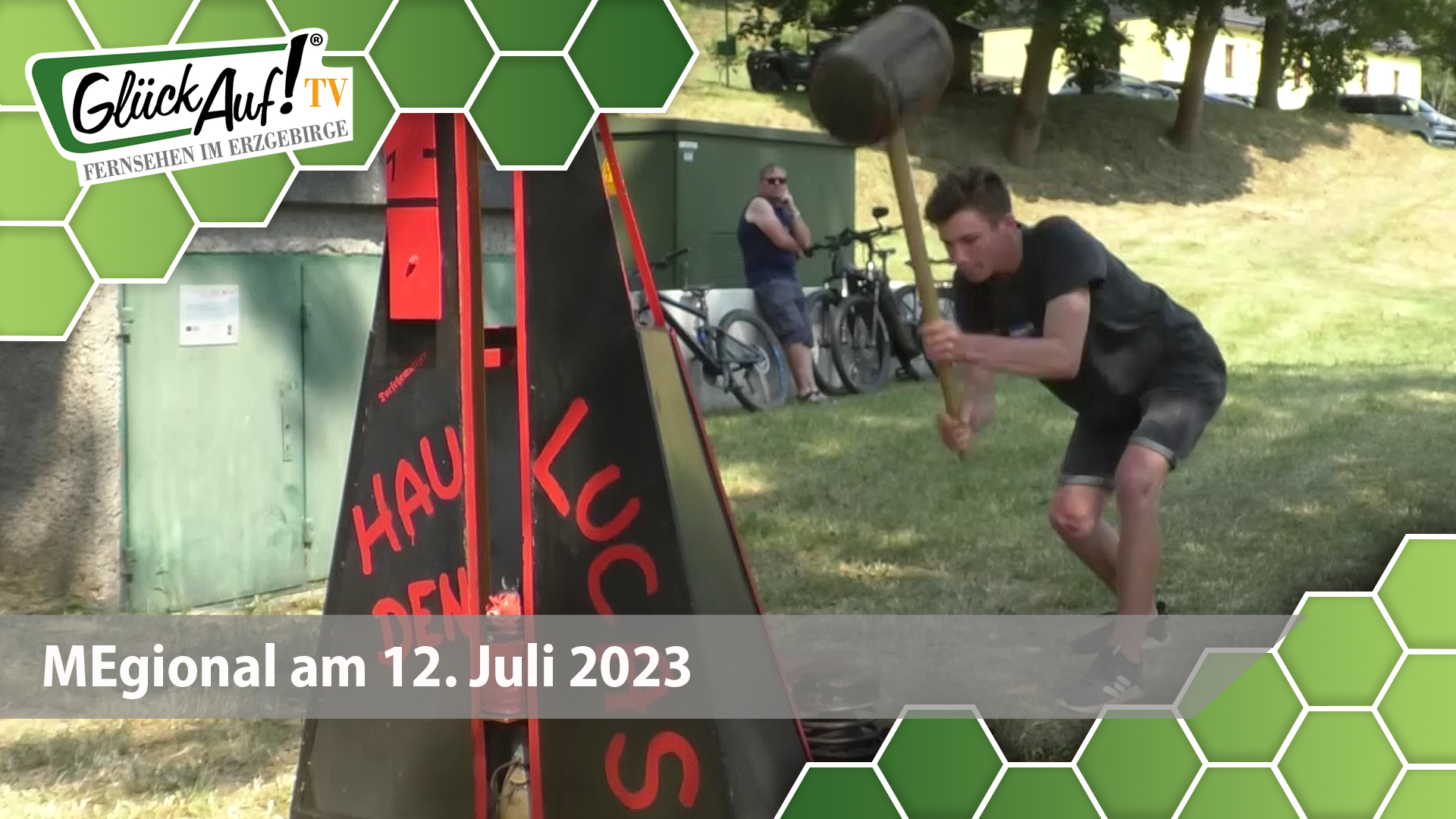 MEgional am 12. Juli 2023 u.a. mit dem Hammerfest in Dorfchemnitz