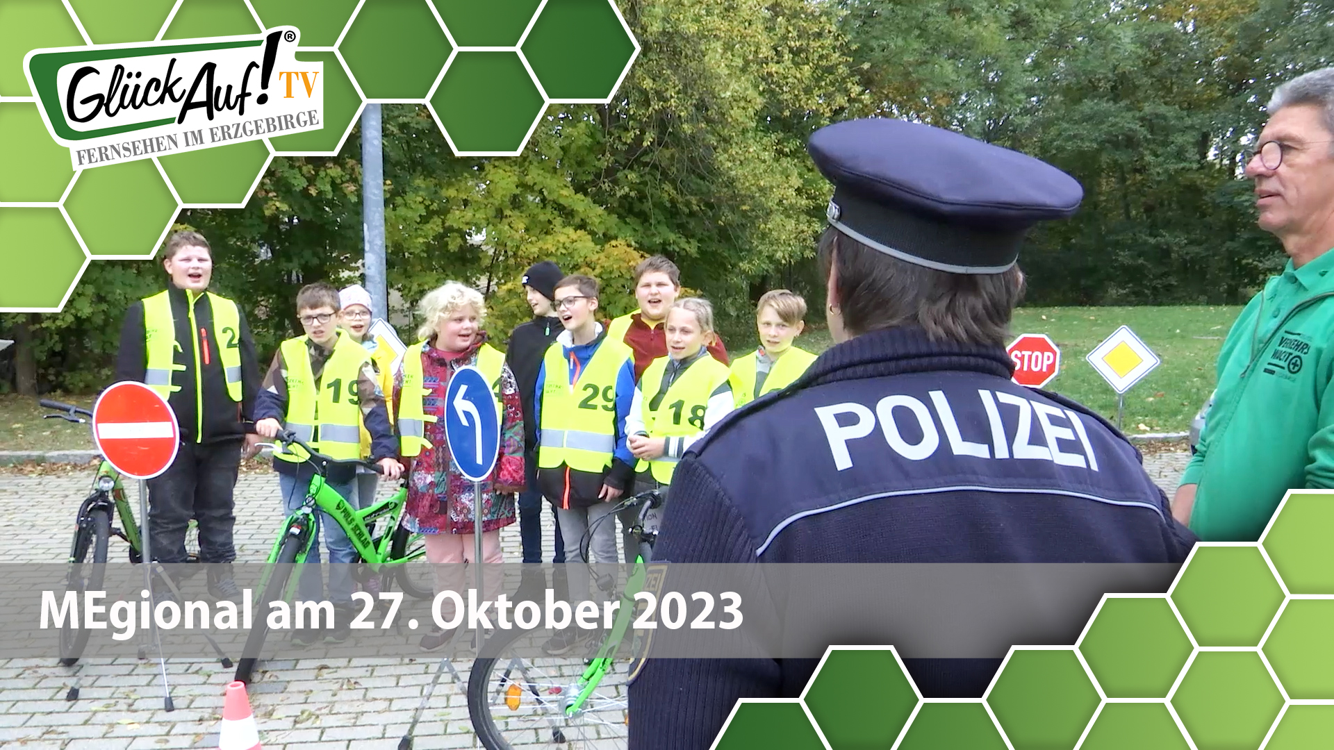 MEgional am 27. Oktober 2023 mit der Fahrradschule in Marienberg