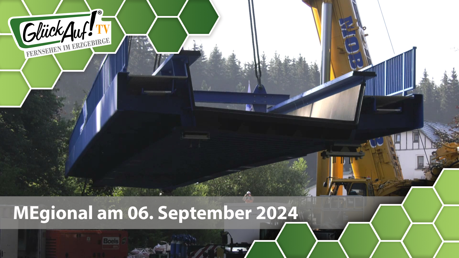 MEgional am 06. September 2024 mit einer neuen Brücke im Pressnitztal