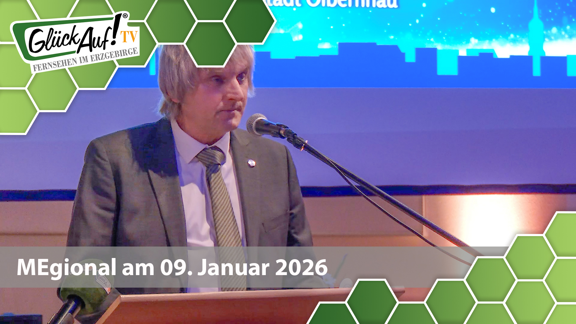 MEgional am 09. Januar mit dem Thema: Neujahresempfang in Olbernhau