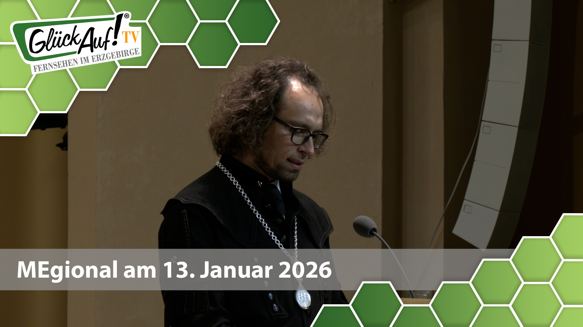 MEgional am 13. Januar mit dem Thema: Neujahresempfang Freiberg