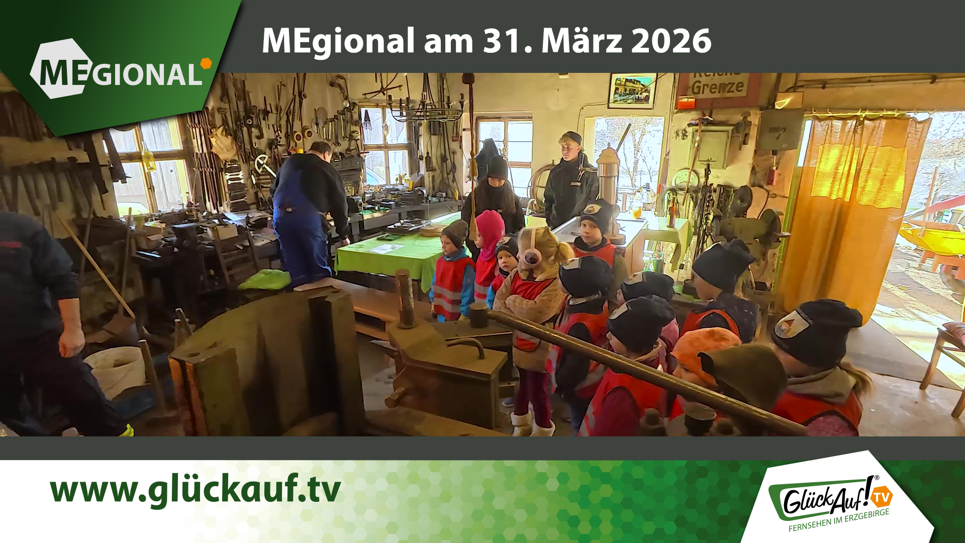 MEgional am 31. März mit dem Thema: Kinderfeuerwehrtag in Pobershau